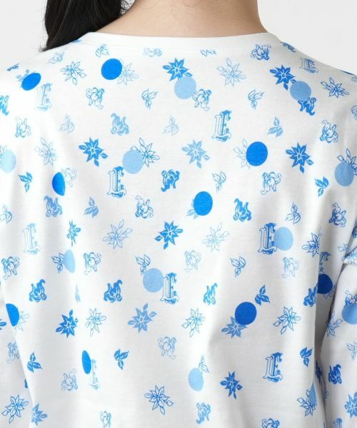 Leilian / レリアン Tシャツ | プリントクルーネックTシャツ | 詳細8