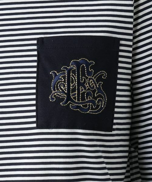 Leilian / レリアン Tシャツ | ボーダークルーネックカットソー | 詳細10