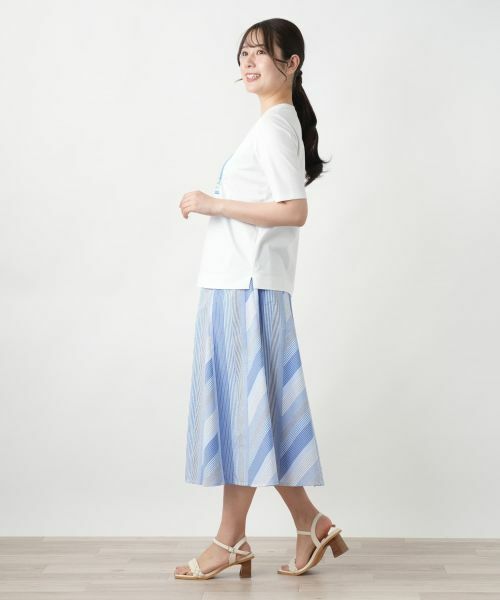 Leilian / レリアン Tシャツ | 刺繍プリントTシャツ | 詳細2