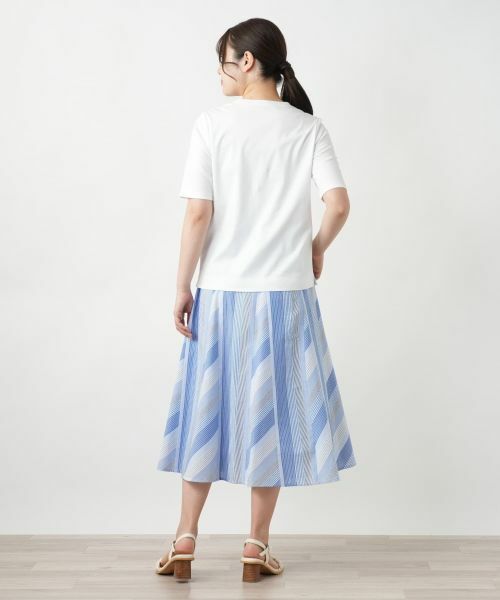 Leilian / レリアン Tシャツ | 刺繍プリントTシャツ | 詳細3