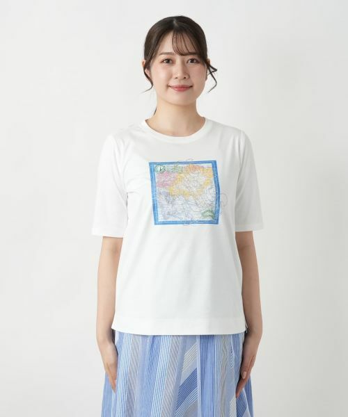 Leilian / レリアン Tシャツ | 刺繍プリントTシャツ | 詳細4
