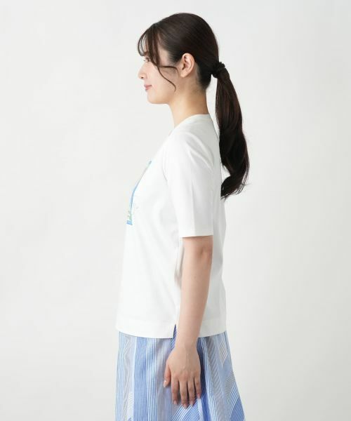 Leilian / レリアン Tシャツ | 刺繍プリントTシャツ | 詳細5