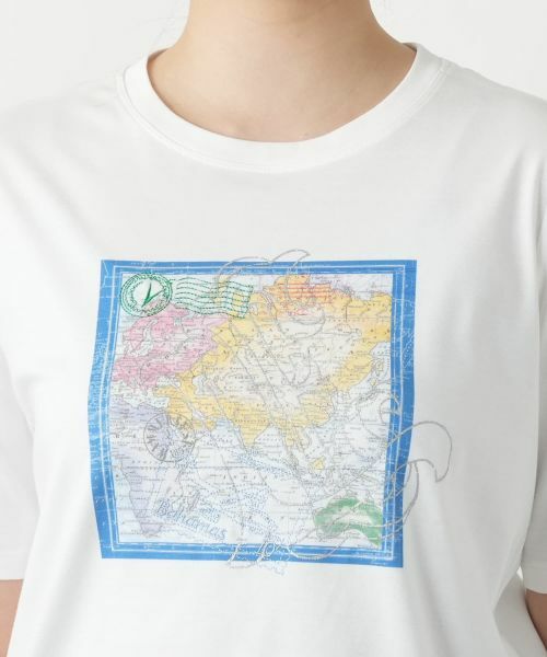 Leilian / レリアン Tシャツ | 刺繍プリントTシャツ | 詳細7