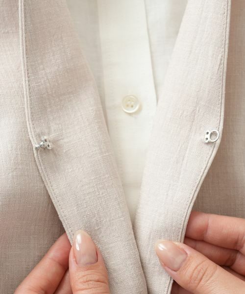 Leilian / レリアン テーラードジャケット | Vネックベスト | 詳細14