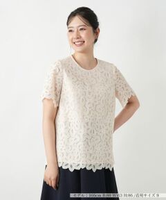 Leilian / レリアン シャツ・ブラウス | フラワーレースブラウス