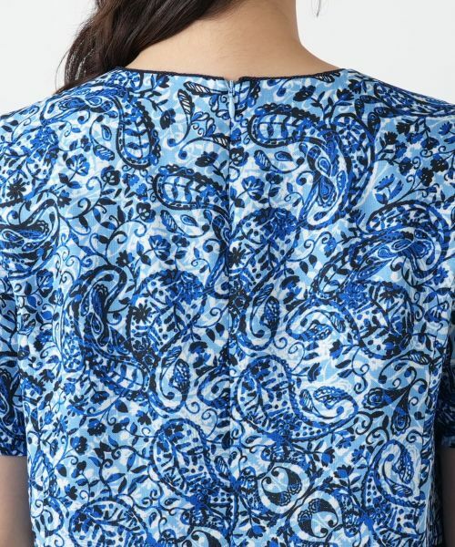 Leilian / レリアン ドレス | ペイズリーキーネックワンピース | 詳細11
