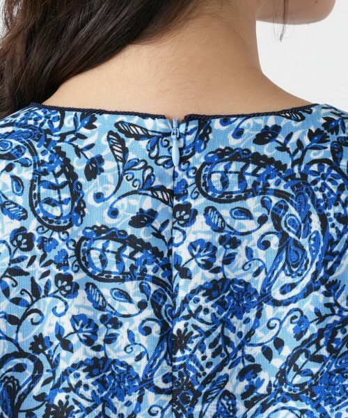 Leilian / レリアン ドレス | ペイズリーキーネックワンピース | 詳細12