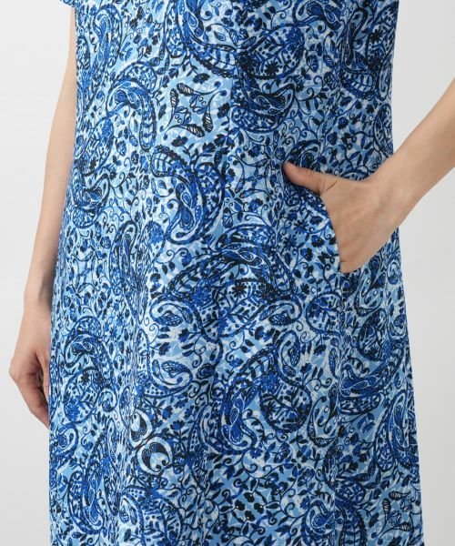 Leilian / レリアン ドレス | ペイズリーキーネックワンピース | 詳細14
