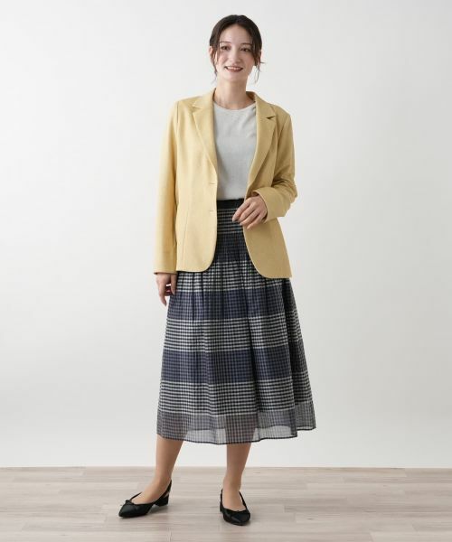 Leilian / レリアン テーラードジャケット | ノッチドラペルジャケット | 詳細1