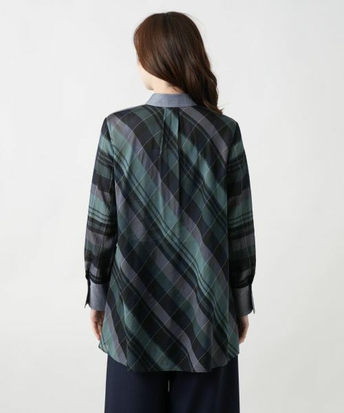 Leilian / レリアン シャツ・ブラウス | 洗える羽織ブラウス | 詳細10