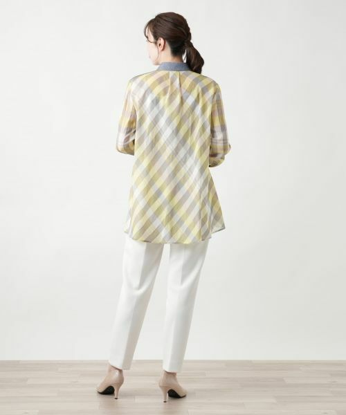 Leilian / レリアン シャツ・ブラウス | 洗える羽織ブラウス | 詳細4