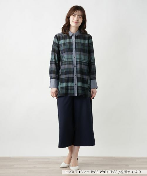 Leilian / レリアン シャツ・ブラウス | 洗える羽織ブラウス | 詳細5