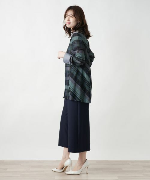 Leilian / レリアン シャツ・ブラウス | 洗える羽織ブラウス | 詳細6