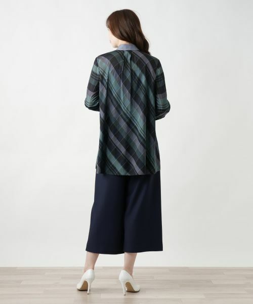 Leilian / レリアン シャツ・ブラウス | 洗える羽織ブラウス | 詳細7