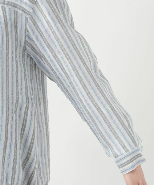 Leilian / レリアン テーラードジャケット | ストライプジップブルゾン | 詳細10