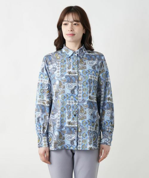 Leilian / レリアン シャツ・ブラウス | ペイズリーブラウス【RATTI】 | 詳細4