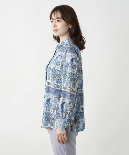 Leilian / レリアン シャツ・ブラウス | ペイズリーブラウス【RATTI】 | 詳細5
