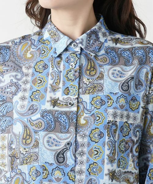 Leilian / レリアン シャツ・ブラウス | ペイズリーブラウス【RATTI】 | 詳細7