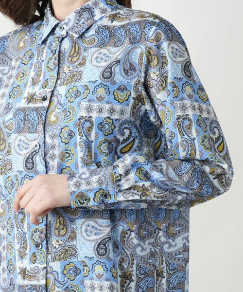 Leilian / レリアン シャツ・ブラウス | ペイズリーブラウス【RATTI】 | 詳細9
