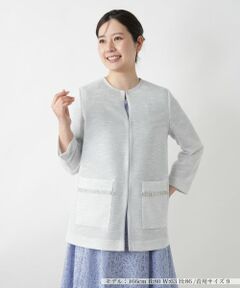 Leilian / レリアン テーラードジャケット | ノーカラージャケット【セレモニー】