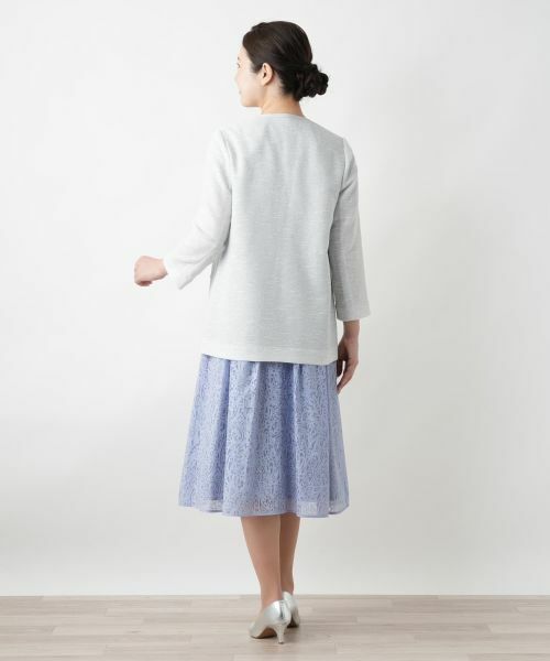 Leilian / レリアン テーラードジャケット | ノーカラージャケット【セレモニー】 | 詳細3