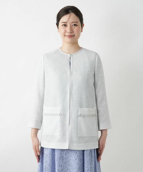 Leilian / レリアン テーラードジャケット | ノーカラージャケット【セレモニー】 | 詳細4