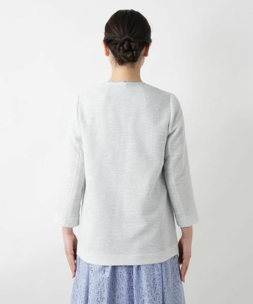 Leilian / レリアン テーラードジャケット | ノーカラージャケット【セレモニー】 | 詳細6