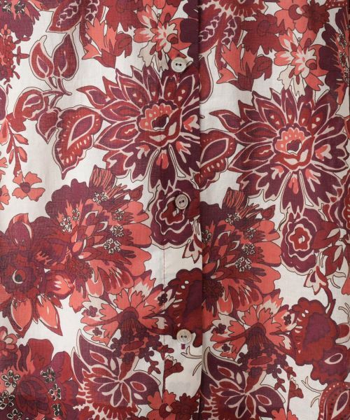 Leilian / レリアン シャツ・ブラウス | フラワー柄バンドカラーブラウス | 詳細14