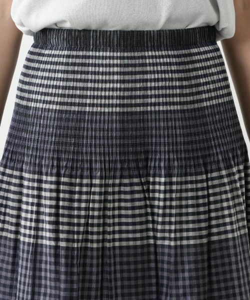 Leilian / レリアン ミニ・ひざ丈スカート | チェックフレアスカート【Leilian WHITE LABEL】 | 詳細10
