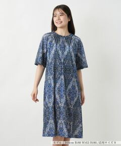 Leilian / レリアン ドレス | プリントフレアワンピース【Leilian WHITE LABEL】