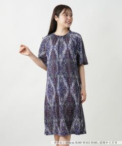 Leilian / レリアン ドレス | プリントフレアワンピース【Leilian WHITE LABEL】