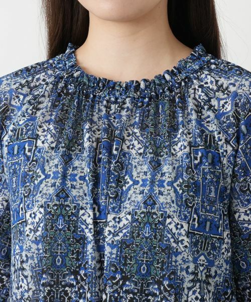 Leilian / レリアン ドレス | プリントフレアワンピース【Leilian WHITE LABEL】 | 詳細10