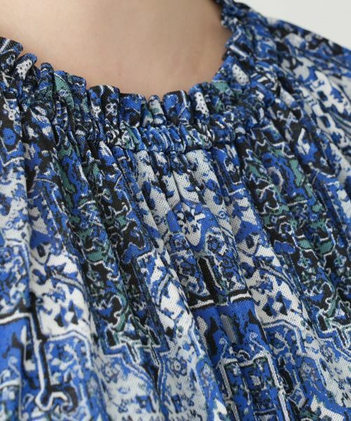 Leilian / レリアン ドレス | プリントフレアワンピース【Leilian WHITE LABEL】 | 詳細12