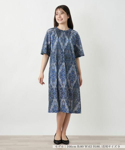 Leilian / レリアン ドレス | プリントフレアワンピース【Leilian WHITE LABEL】 | 詳細4