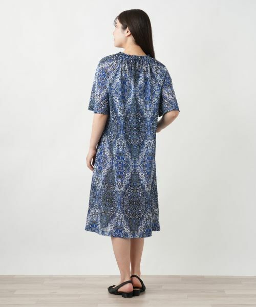 Leilian / レリアン ドレス | プリントフレアワンピース【Leilian WHITE LABEL】 | 詳細6
