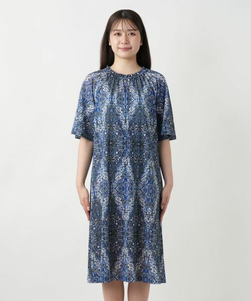 Leilian / レリアン ドレス | プリントフレアワンピース【Leilian WHITE LABEL】 | 詳細7