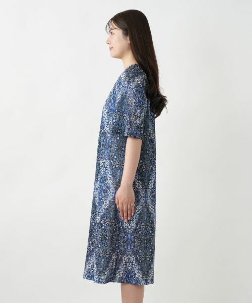 Leilian / レリアン ドレス | プリントフレアワンピース【Leilian WHITE LABEL】 | 詳細8