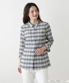 Leilian / レリアン シャツ・ブラウス | チェックブラウス【Leilian WHITE LABEL】