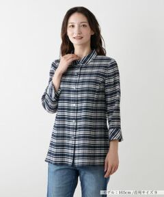 Leilian / レリアン シャツ・ブラウス | チェックブラウス【Leilian WHITE LABEL】