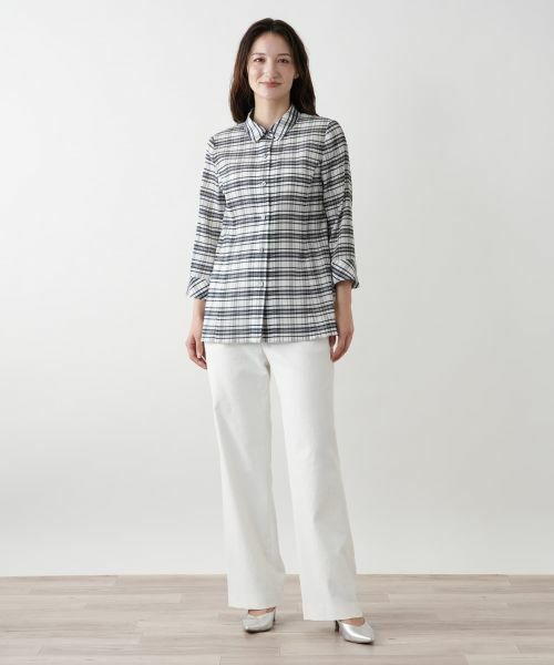 【現行タグ】【17+】Leilian♡レリアン チェック柄 シャツ レディース 現行タグ】【17+】Leilian♡レリアン チェック柄 シャツ