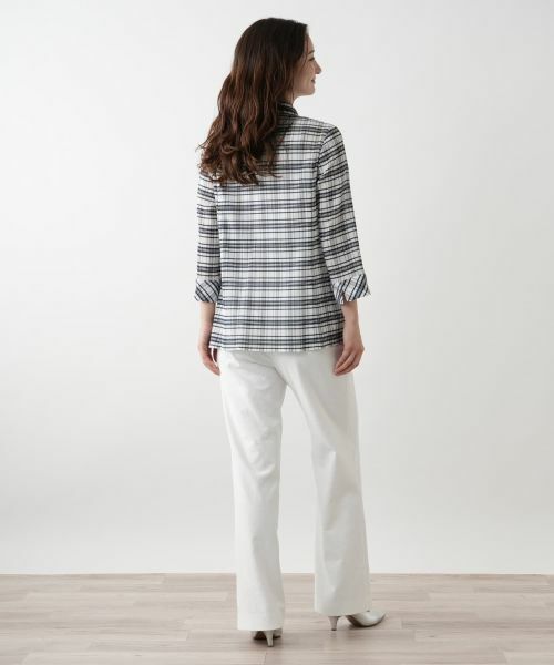 Leilian / レリアン シャツ・ブラウス | チェックブラウス【Leilian WHITE LABEL】 | 詳細3