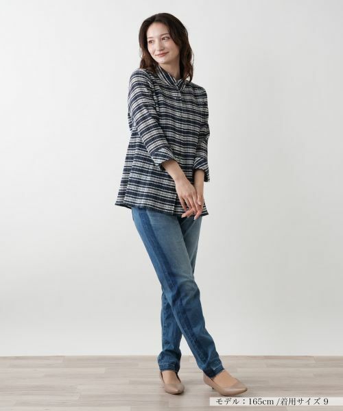 Leilian / レリアン シャツ・ブラウス | チェックブラウス【Leilian WHITE LABEL】 | 詳細4