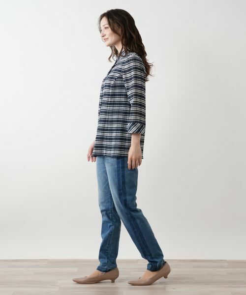 Leilian / レリアン シャツ・ブラウス | チェックブラウス【Leilian WHITE LABEL】 | 詳細5