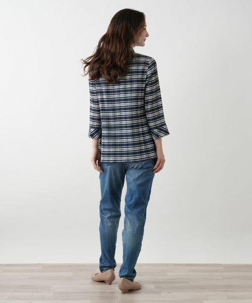 Leilian / レリアン シャツ・ブラウス | チェックブラウス【Leilian WHITE LABEL】 | 詳細6