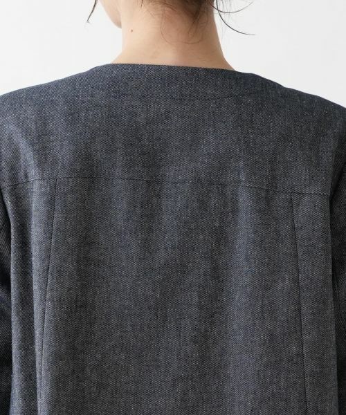 Leilian / レリアン テーラードジャケット | ノーカラージャケット【Leilian WHITE LABEL】 | 詳細8