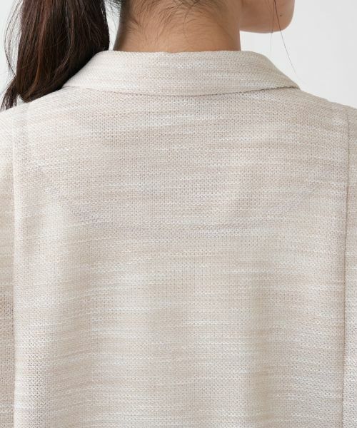 セール】 七分袖ジャケット【Leilian WHITE LABEL