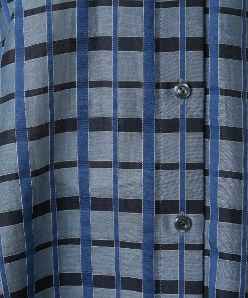 Leilian / レリアン シャツ・ブラウス | 格子柄ロングブラウス【Leilian WHITE LABEL】 | 詳細13