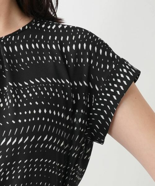 Leilian / レリアン ドレス | プリントフレアワンピース【Leilian WHITE LABEL】 | 詳細10