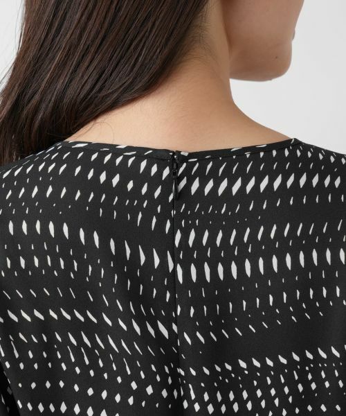 Leilian / レリアン ドレス | プリントフレアワンピース【Leilian WHITE LABEL】 | 詳細9
