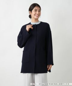 綺麗❗️近年物 ふんわり大きめコート 淡い水色 比翼仕立羽織りに◎ 軽量 レリアン レース 羽織 白 長羽織 レディース 着物 カジュアル 女性 上着